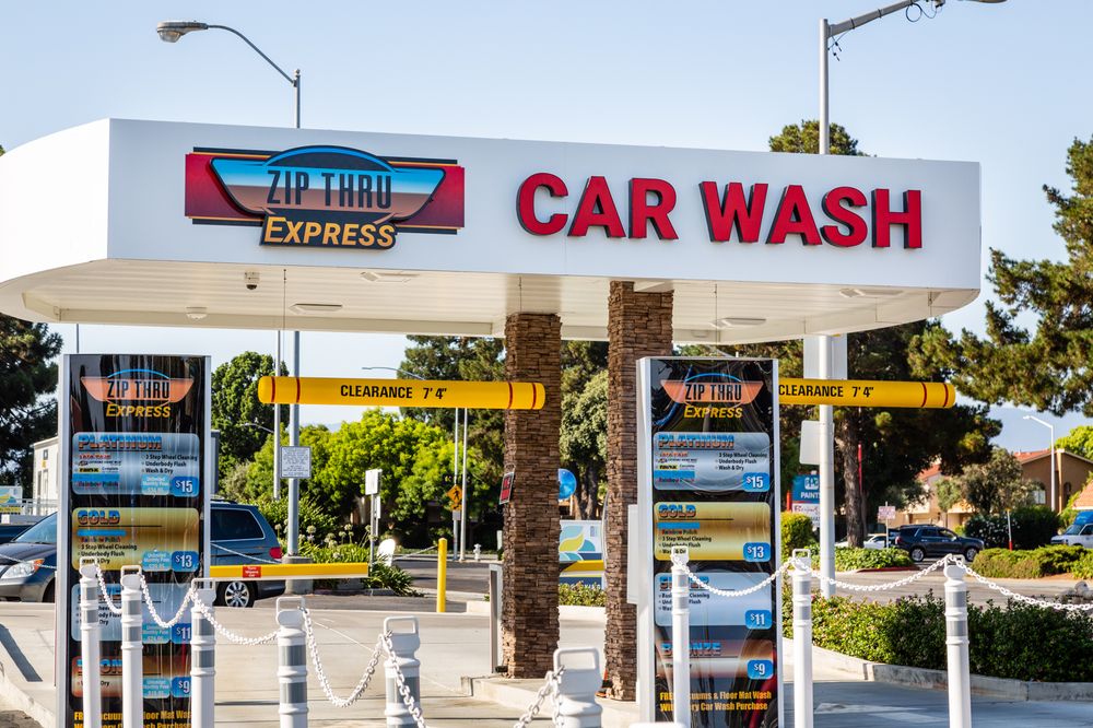 Zip Thru Express Car Wash in Santa Clara, California